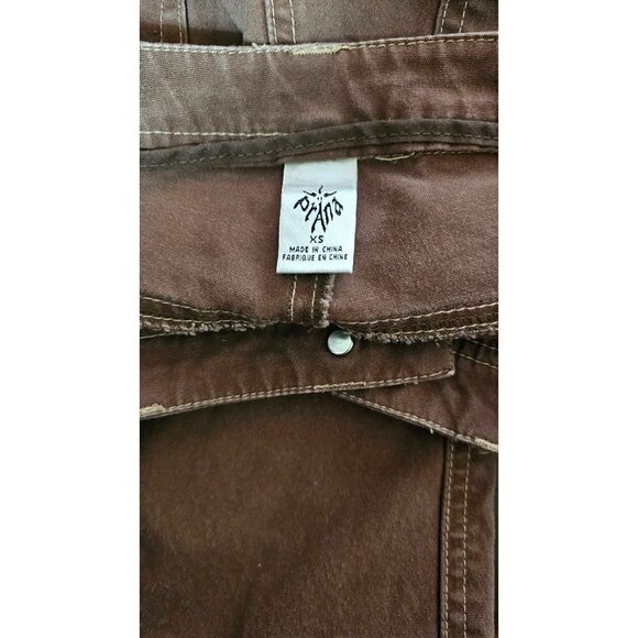 Prana women's breathe brown canvas chino pants trouser size XS - Picture 6 of 6